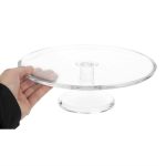 Présentoir à Gâteau en Verre (sans cloche) - 300(Ø) mm - Olympia – Image 4