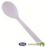 Cuillère à Dessert en CPLA 13 cm - SDG Lot de 1000