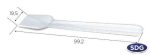 Cuillère à Glace Transparente PLA 9,9 cm - Lot de 500 - SDG – Image 2