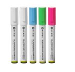 Feutres à craie 6 mm 1 rose 1 vert 1 bleu et 2 feutres blancs - Hendi – Image 3