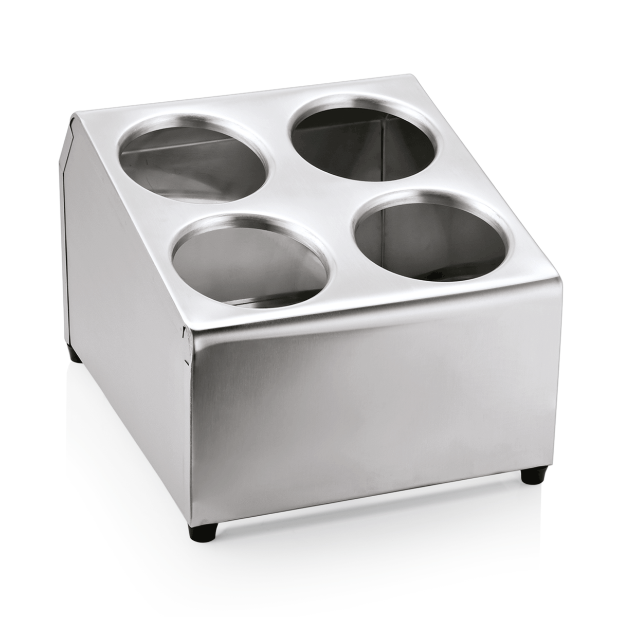 Porte Cylindre pour couverts en Acier au nickel-chrome L 255 mm l 300 mm H 210 mm – Was Germany
