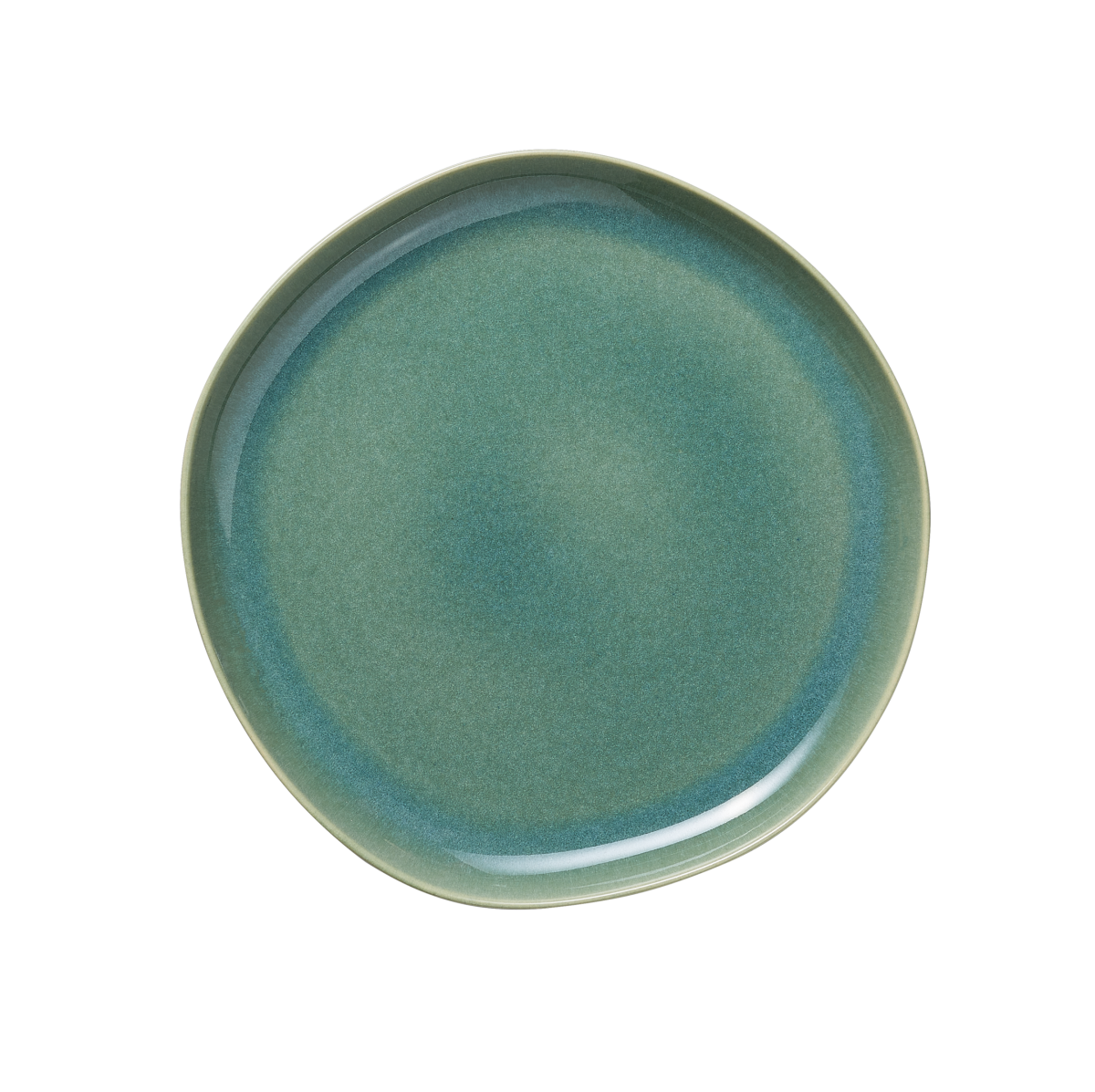 Lot de 6 assiettes en Grès Vert myrte H 30 mm Ø 280 mm 2 – Was Germany