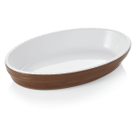 Moule a pâtisserie en Porcelaine brun L 240 mm l 140 mm H 45 mm - Was Germany – Image 2