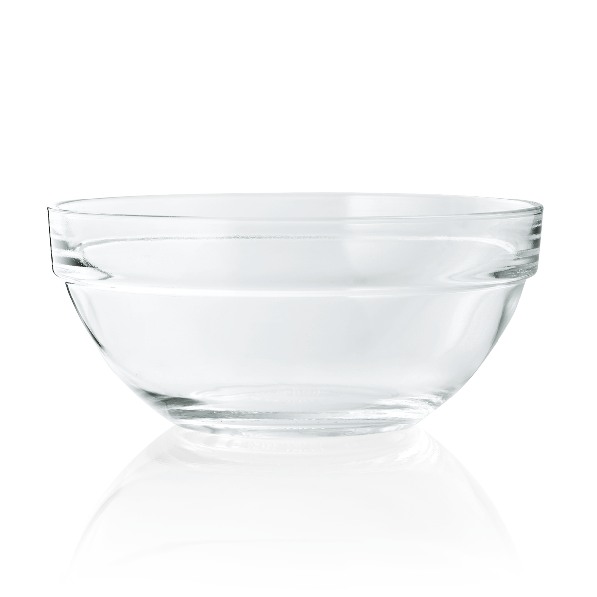 Lot de 3 Bols en Verre trempé 1,6 L H 95 mm Ø 200 mm – Was Germany