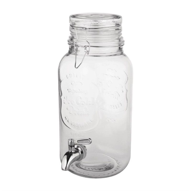 Distributeur de Boisson Professionnel Rétro Fermeture Métallique 3,6 L – Olympia