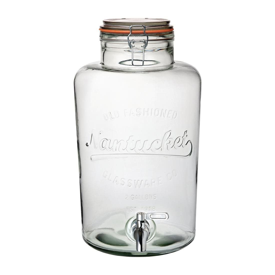 Distributeur de Boissons en Verre Transparent 8.5 L - Utopia – Image 1