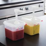 Distributeur de Sauce GN 1/6 Transparent 2,6 L - Araven – Image 2