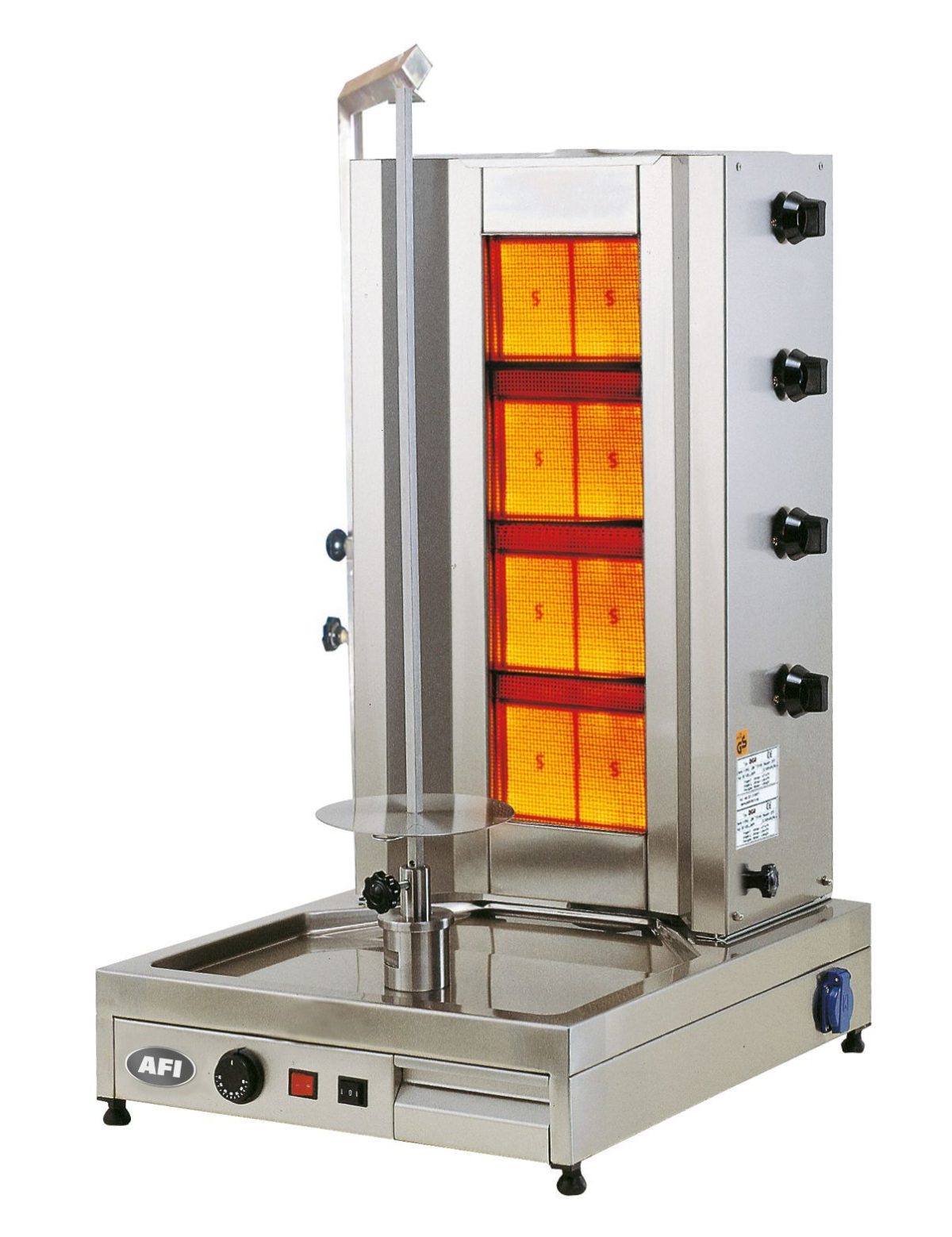 Döner Grill Gaz Capacité 90 kg – AFI Collin Lucy