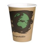 Gobelets Jetables en PLA Boissons Chaudes 340 ml Lot de 1000 - Fiesta Green – Image 2