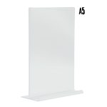 Porte-affiche vertical en acrylique transparent - Format A5 - Securit – Image 2