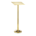 Support de présentation de menu en Acier au nickel-chrome dora H 1180 mm Ø 310 mm - Was Germany