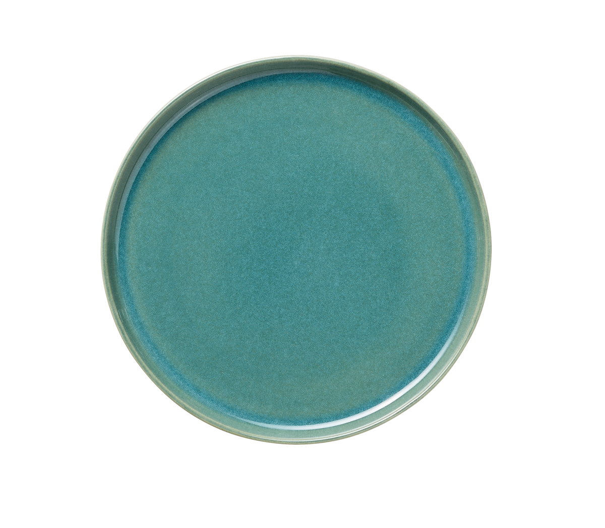 Lot de 6 assiettes en Grès Vert myrte H 30 mm Ø 280 mm – Was Germany