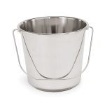 Seau en Acier au nickel-chrome 10 dl H 240 mm - Was Germany – Image 2