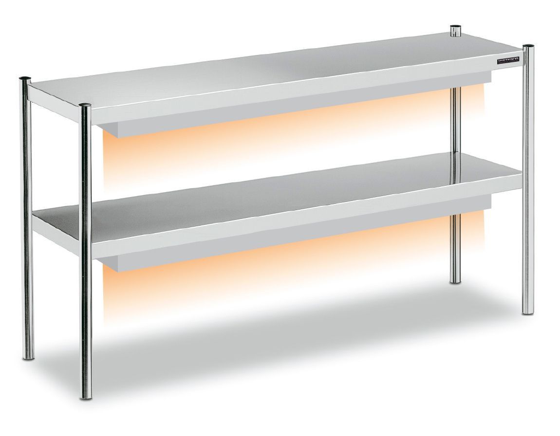 Étagère de Table Double Halogène Profondeur 350mm - Distform – Image 1