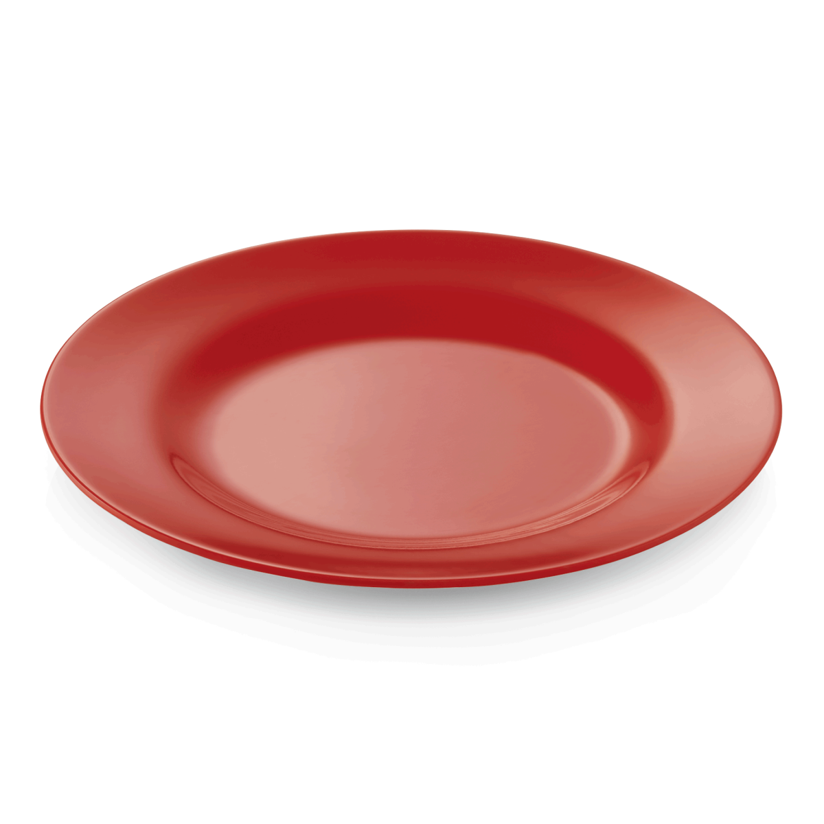 Lot de 12 Assiettes en Mélamine rouge Ø 200 mm 1 – Was Germany