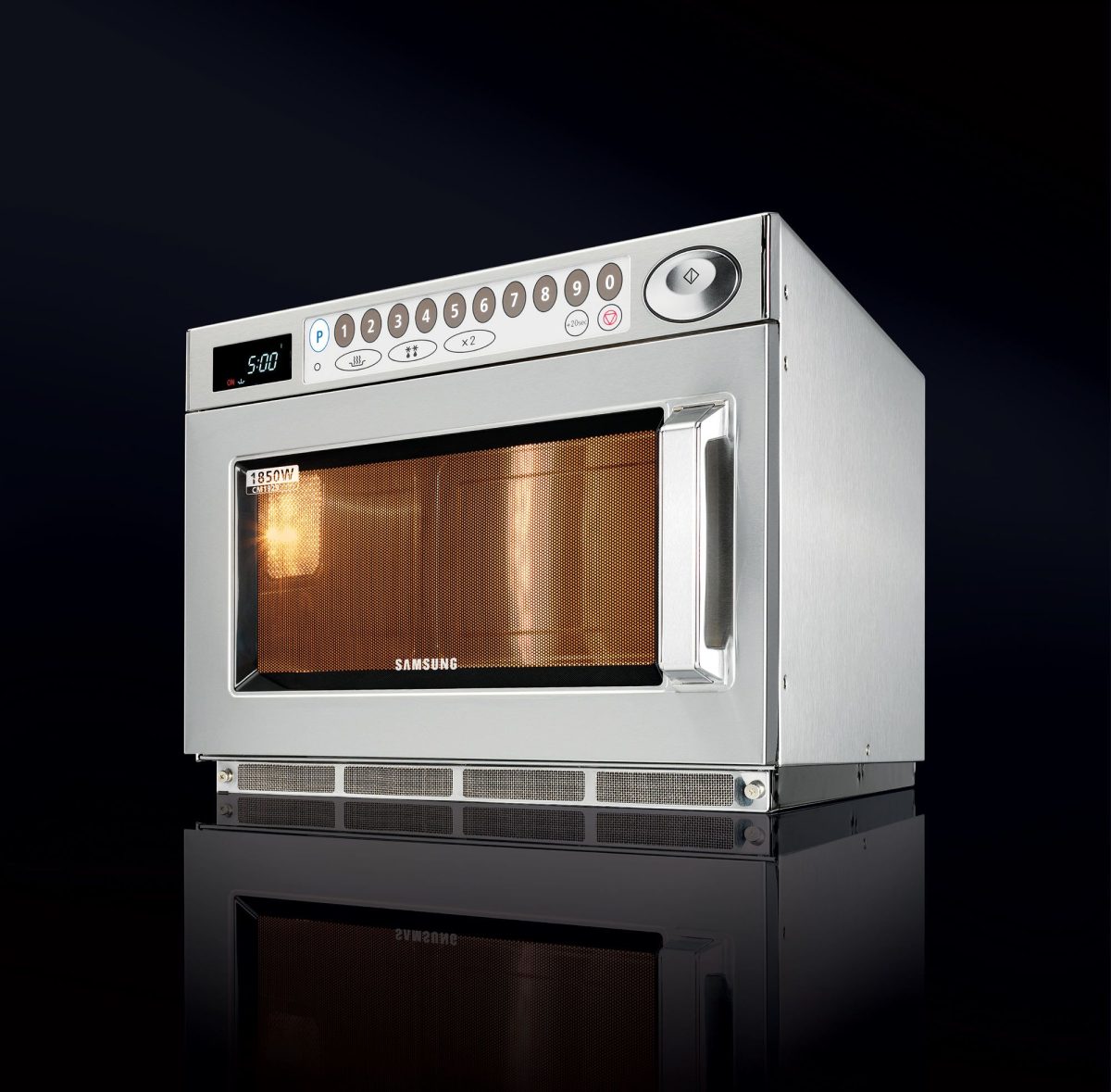 Four à Micro-Ondes Plateau Fixe Commandes Programmables 1850 W – Corequip