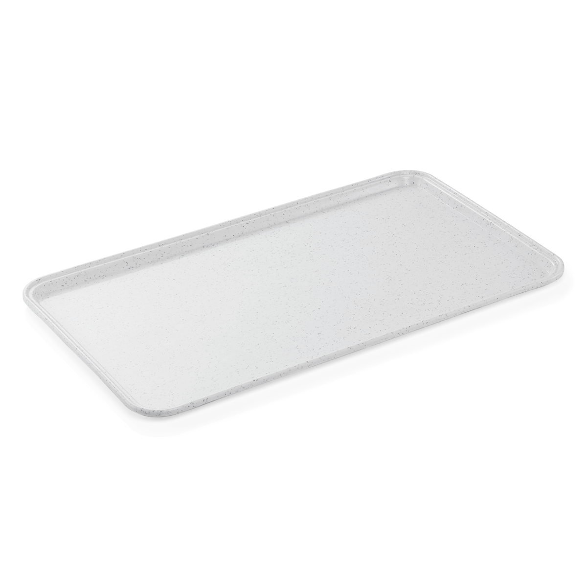 Plateau en Polyester Gris Clair Empilable – – Was Germany