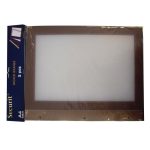 Feuillets supplémentaires pour protège-menus A4 Securit - Lot de 5 - Marron