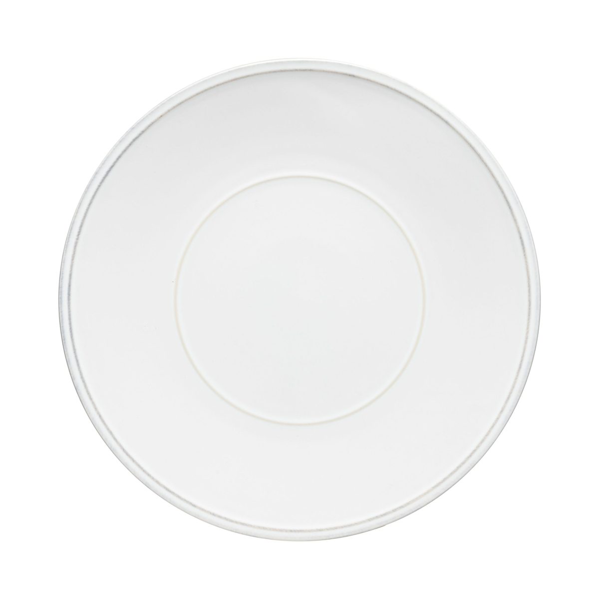 Assiette ronde de présentation Ø 34,3 cm Friso Blanc – Lot de 6 – Costa Nova
