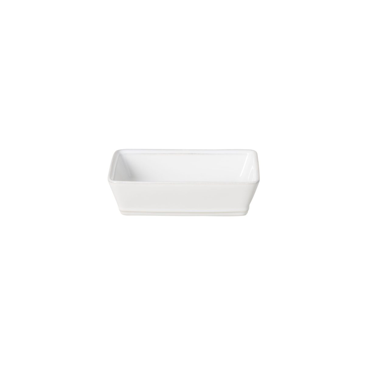 Plat rectangulaire 15,2 x 11,5 cm Friso Blanc – Costa Nova