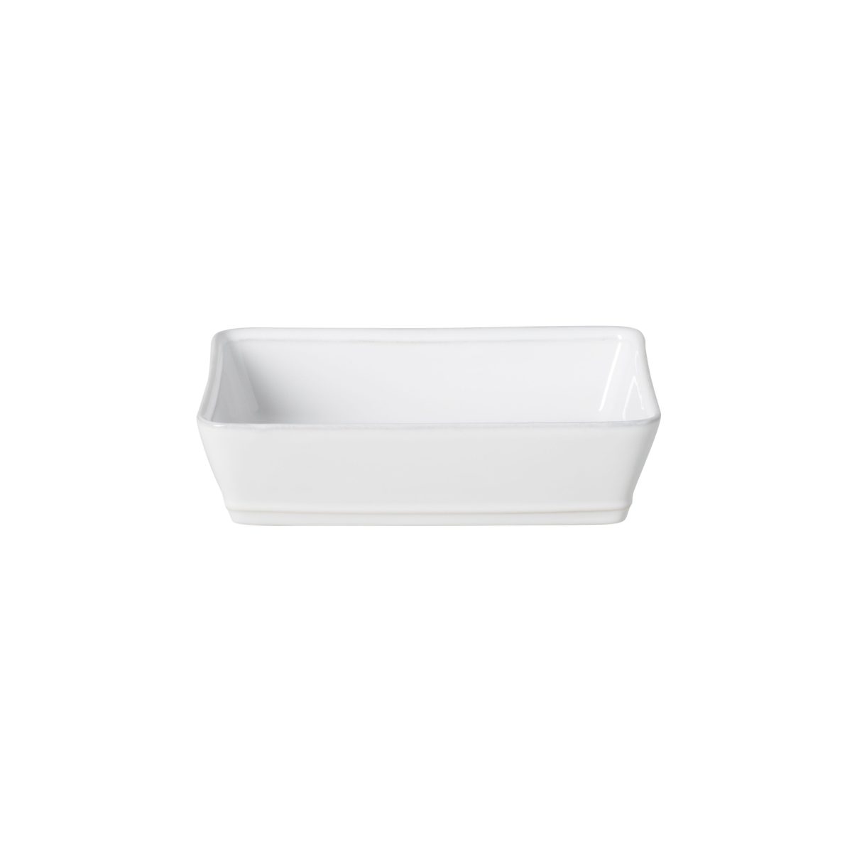 Plat rectangulaire 20,2 x 15,2 cm Friso Blanc – Costa Nova