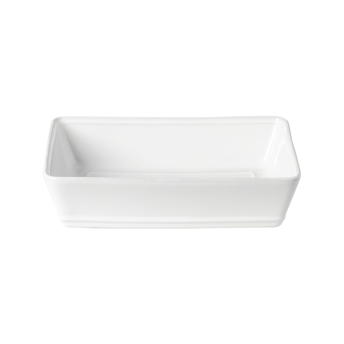 Plat rectangulaire 29,7 x 22,2 cm Friso Blanc – Costa Nova