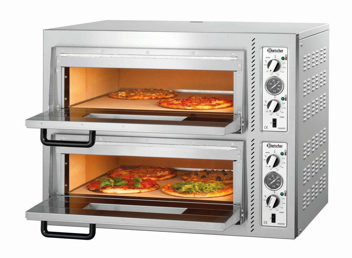 Four à Pizza Double Electrique 8 Pizzas – 10,0 kW – Bartscher