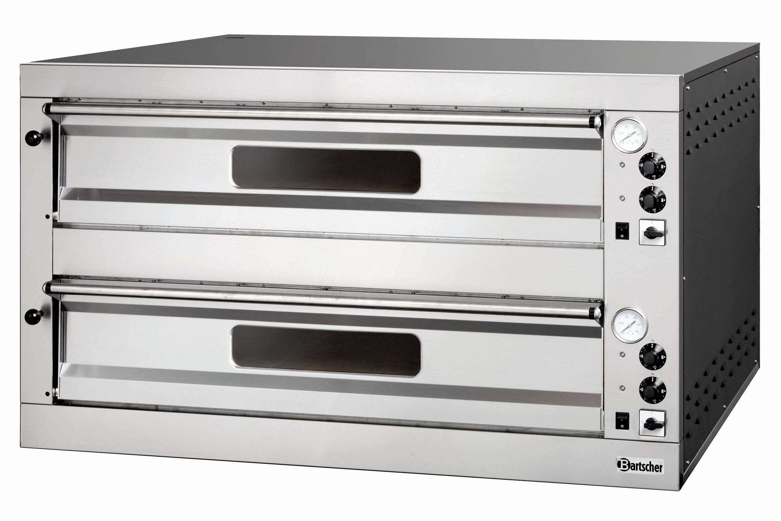 Four à Pizza Double Electrique Professionnel - 2 x 9 Pizzas - 24,0 kW - Bartscher – Image 1