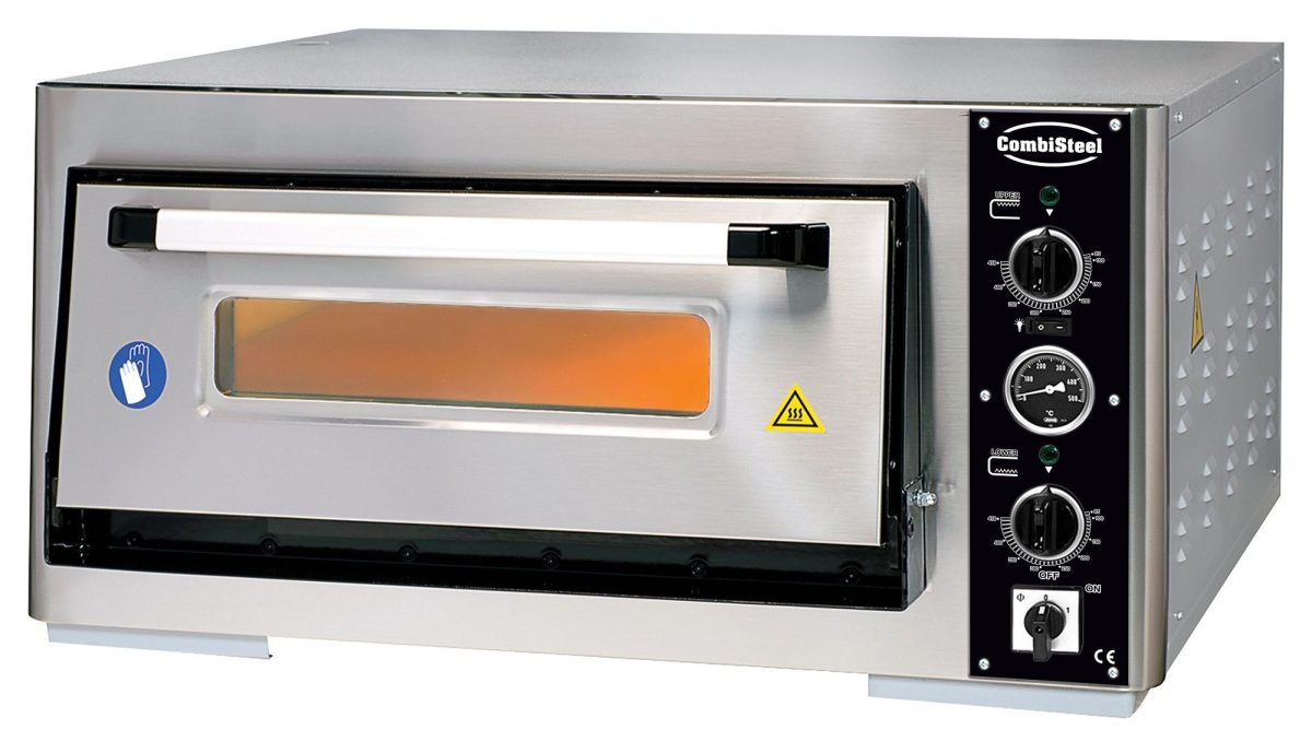 Four à Pizza Electrique avec Eclairage 6 Pizzas Ø 30 cm – Combisteel