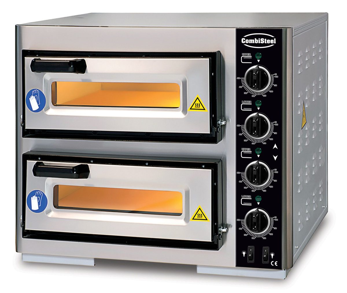 Four à Pizza Electrique Eclairé 2 Pizzas Ø 39 cm – Combisteel