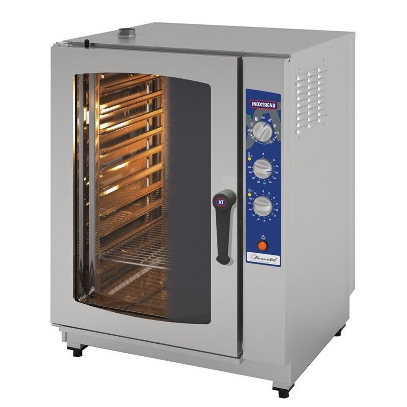 Four Gaz xt Compact GN 1/1 - 16 kW + 0,5 kW - Mixte à Injection Directe - Inoxtrend – Image 1