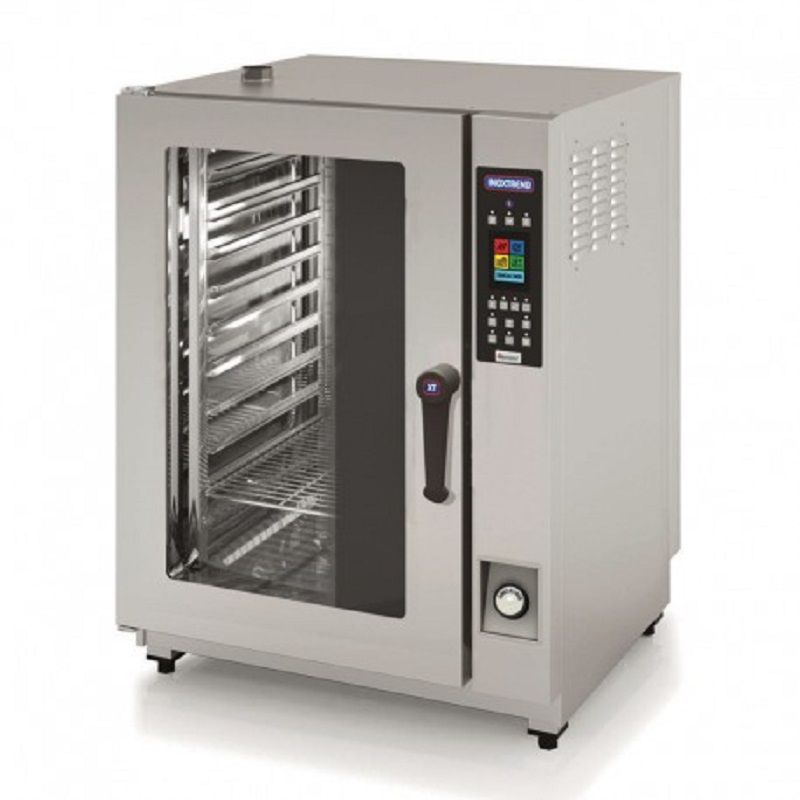 Four gaz xt compact – mixte à injection directe – commandes programmables à écran tactile – 23 kW + 0,6 kW – Inoxtrend
