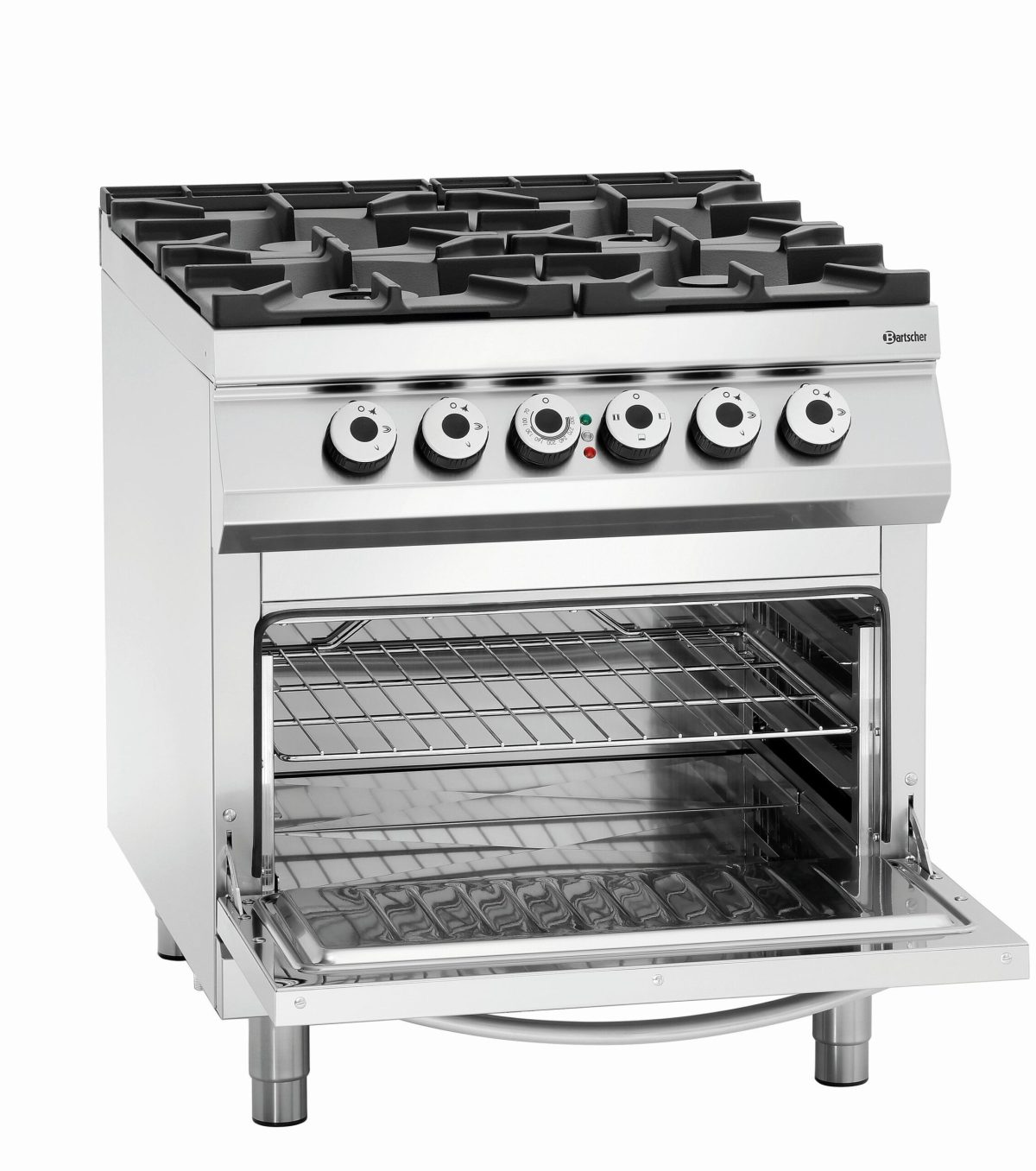 Fourneau Electrique Professionnel 4 Brûleurs – GN 2/1 – Bartscher