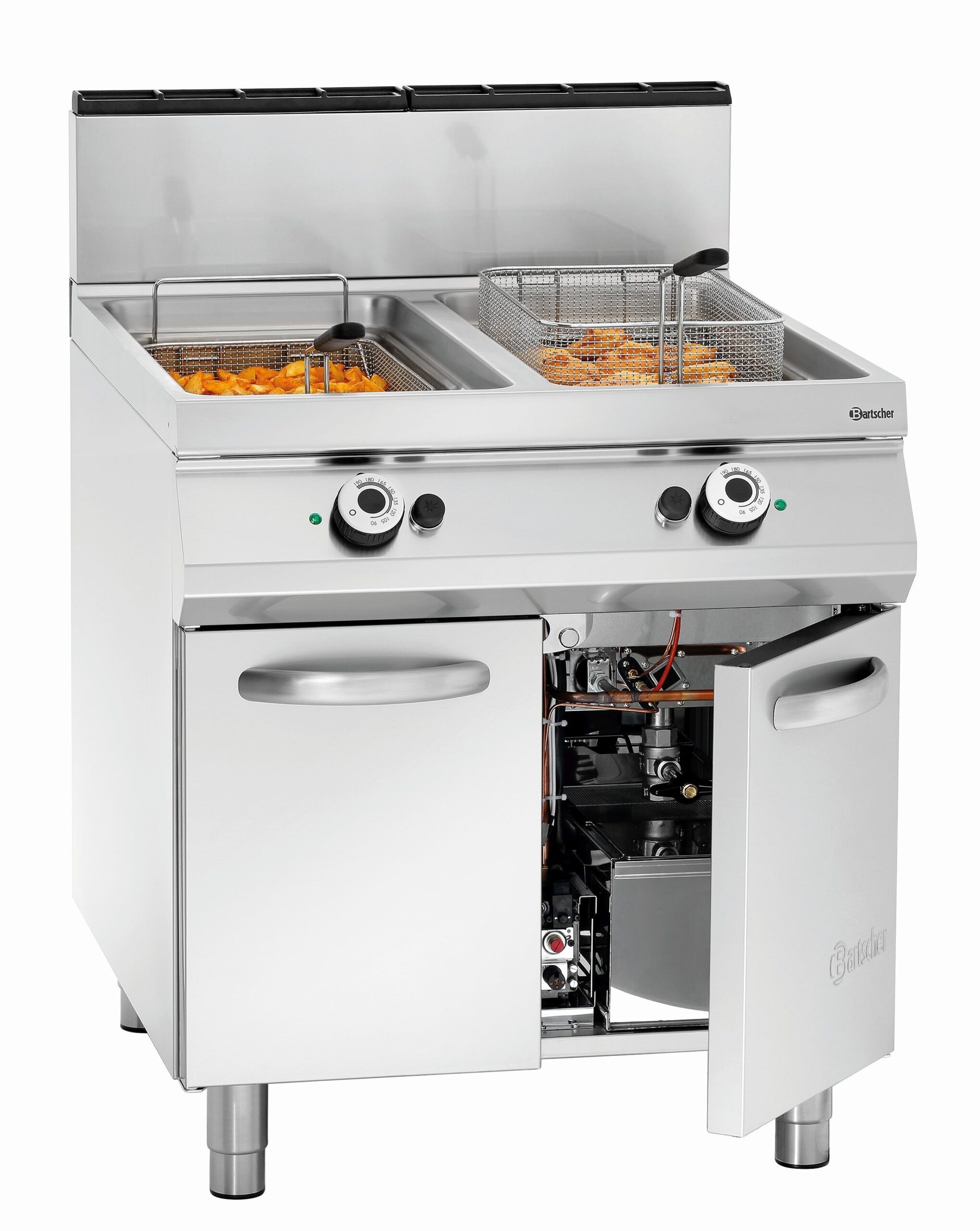 Friteuse à Gaz - 2 x 20 Litres - 36 kW - Bartscher – Image 1