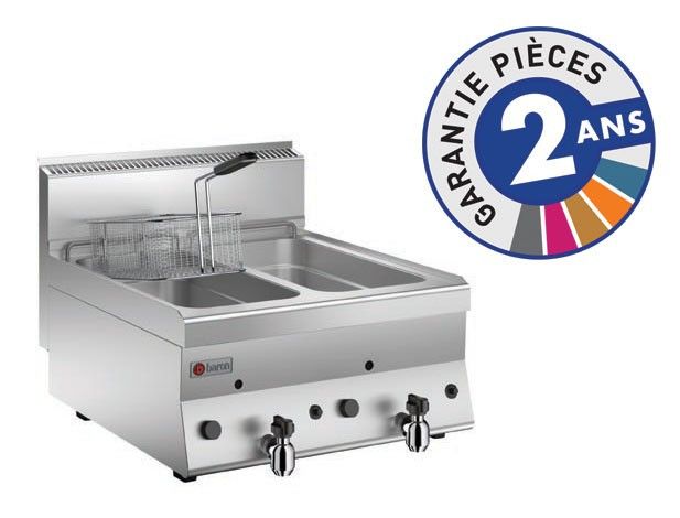 Friteuse professionnelle à gaz – 2x 8 litres – Gamme 650 – Baron