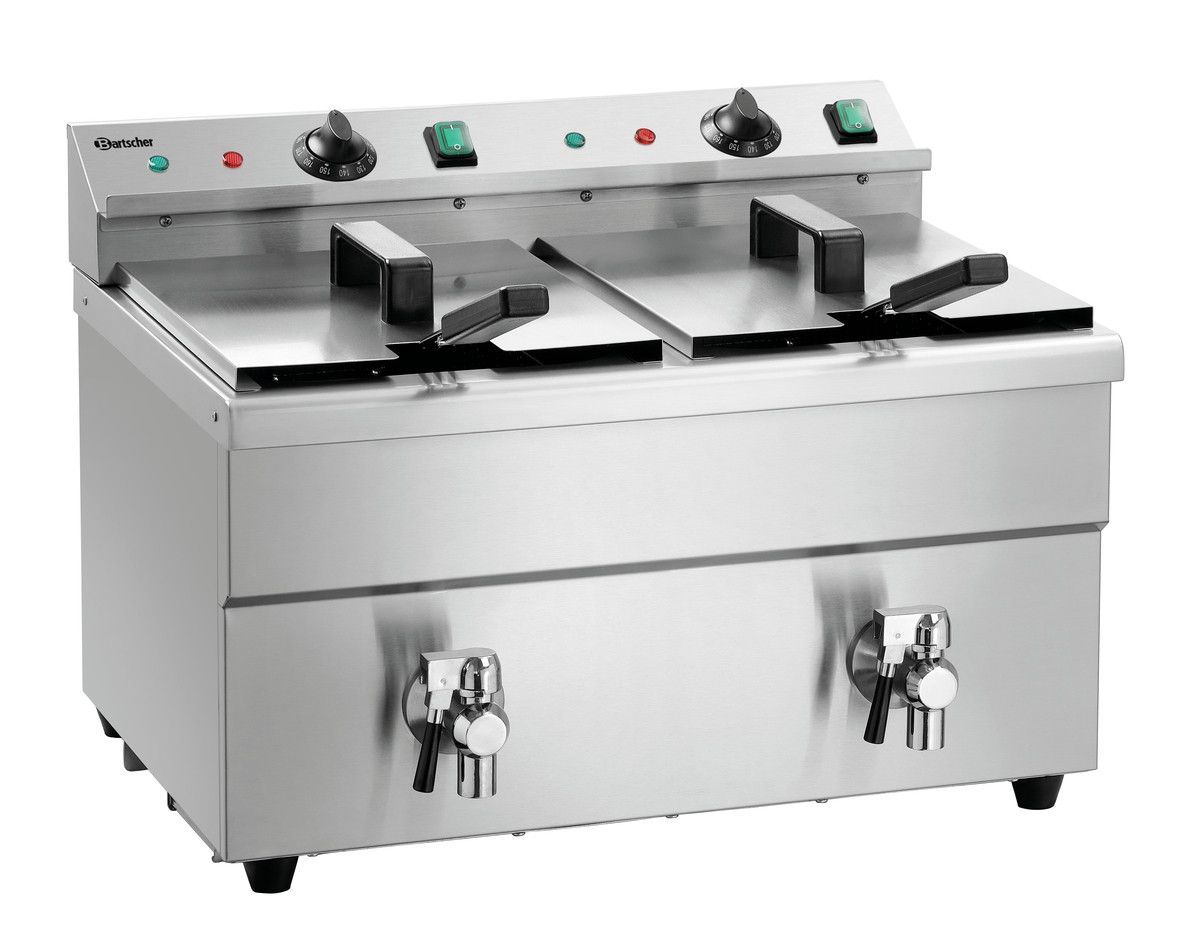 Friteuse Professionnelle à Induction 2 x 8 Litres - Bartscher – Image 1