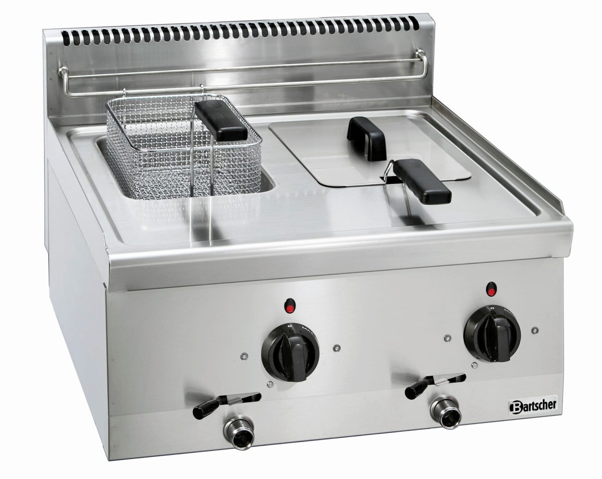 Friteuse professionnelle 600 mm – 2×6 Litres – 6,6 kW – Bartscher
