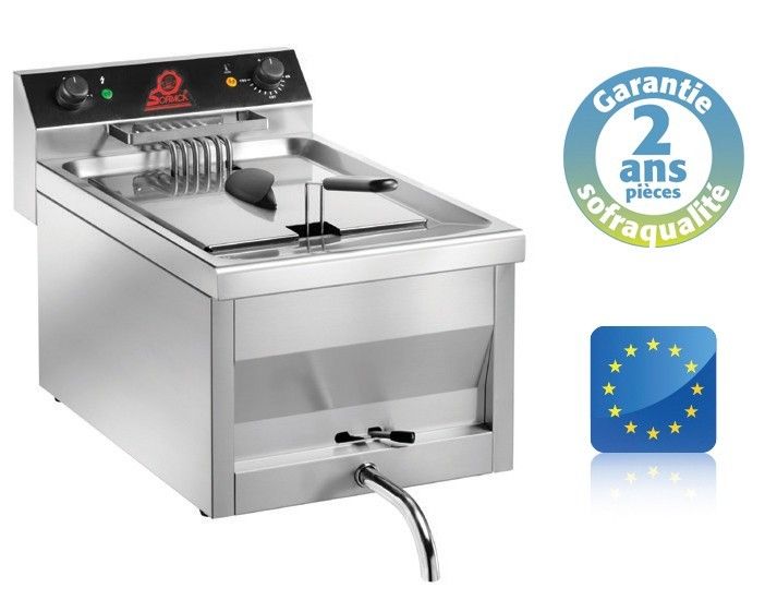 Friteuse Professionnelle électrique à poser – Super puissante – 12 Litres – Sofraca