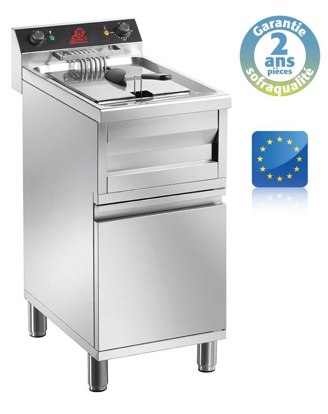 Friteuse électrique sur coffre – Super puissante – 9 Litres – Sofraca