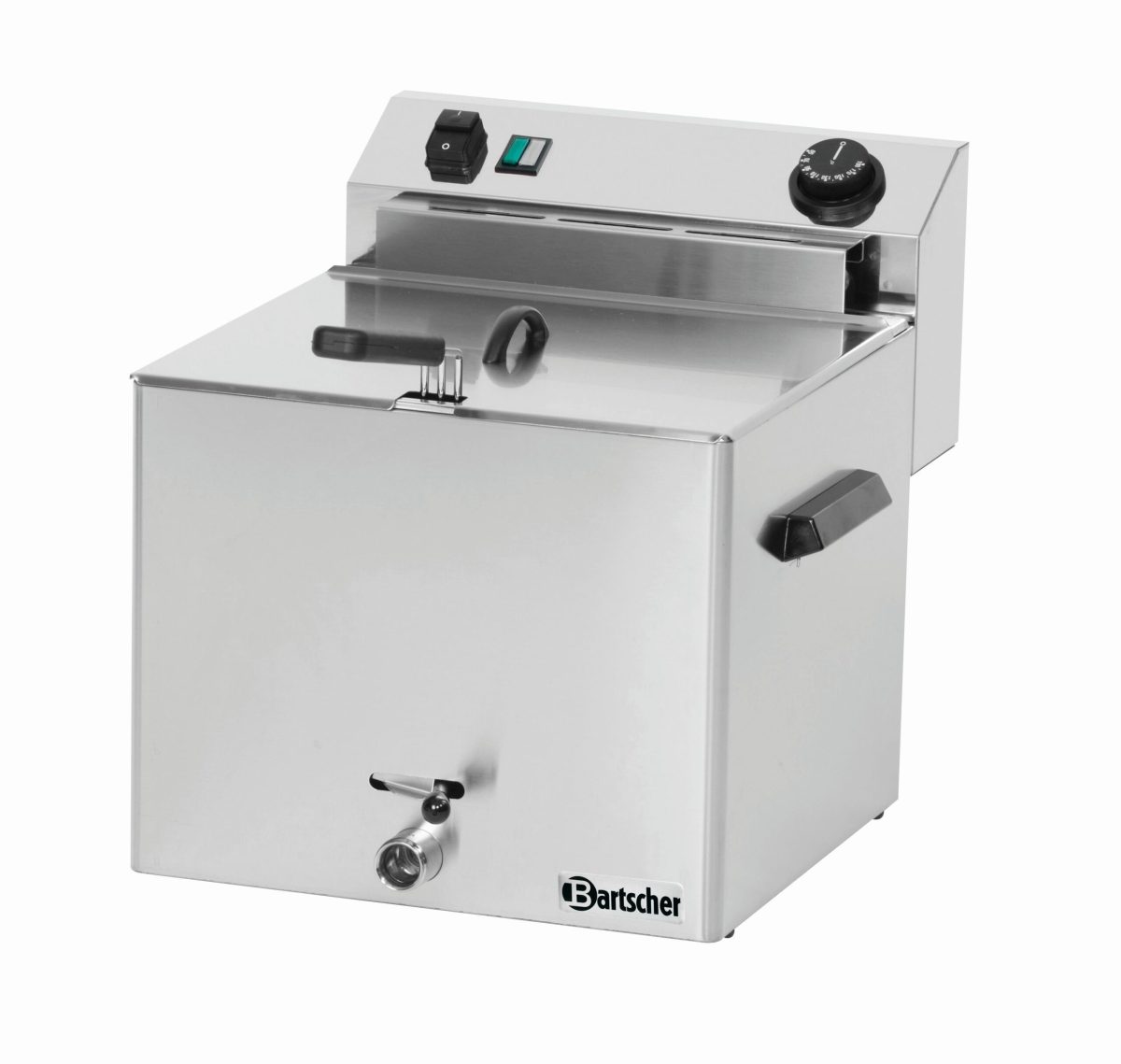 Friteuse professionnelle électrique – 10 Litres avec robinet de vidange – Bartscher