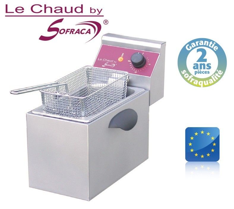 Friteuse professionnelle électrique de table - 4 Litres - Sofraca – Image 1
