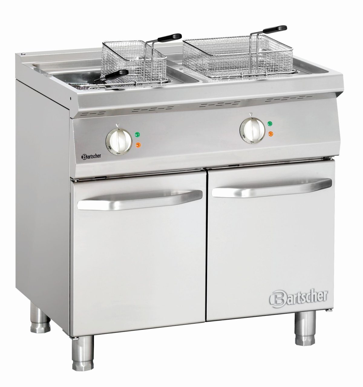 Friteuse sur Coffre – 2 Cuves de 23 Litres 30 kW – Bartscher