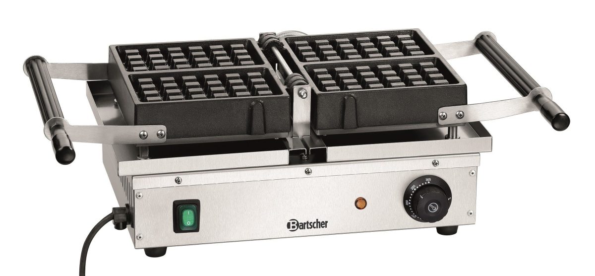 Gaufrier Professionnel rotatif – 165 x 100 mm- hauteur 10 mm – Bartscher