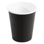 Gobelets Boissons Chaudes Noirs 230 ml - Fiesta - Boite de 50