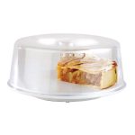 Plat à gâteau en mélamine blanc Pure APS 310 mm – Image 2