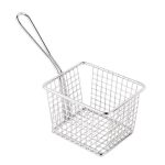 Panier carré de présentation en inox  - Olympia 80 mm – Image 2