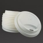 Couvercle Compostable pour Gobelets Jetables 225 ml Lot de 1000 - Vegware – Image 5