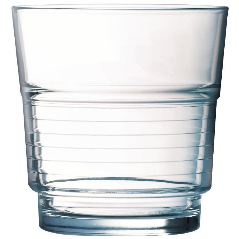 Gobelets en verre Arcoroc Spirale 250 ml - Lot de 6 – Image 1