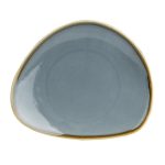 Assiette Triangulaire Couleur Océan Kiln 230 mm - Lot de 6 - Olympia