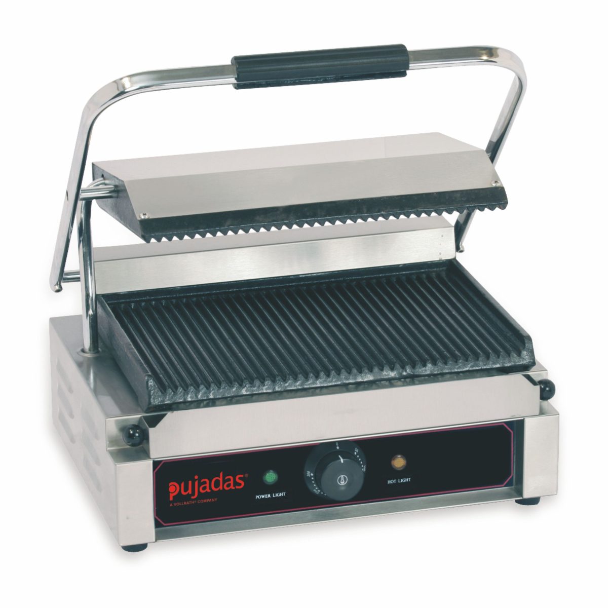 Grill Panini Plaques en Fonte Rainurées 320 x 210 mm – Pujadas